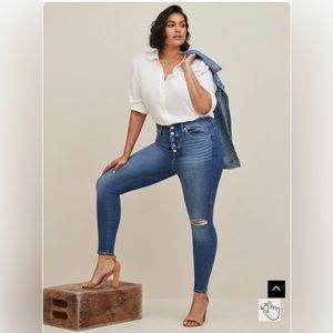 torrid bombshell skinny jeans